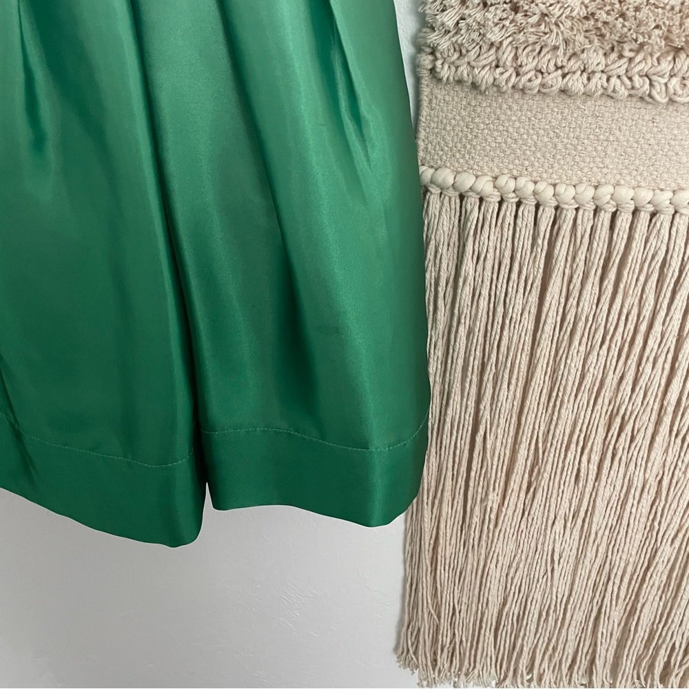 Vintage Ombré Green Tie Mini Dress - Picture 3 of 4
